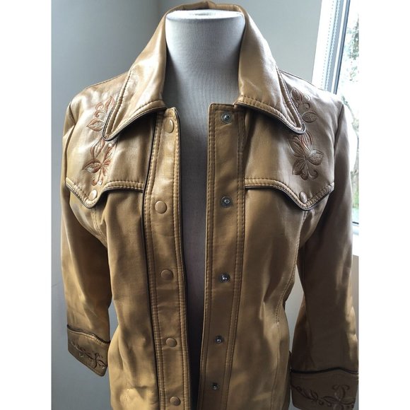 Kmart Jackets & Coats Vintage Kmart Faux Leather Jacket Womens